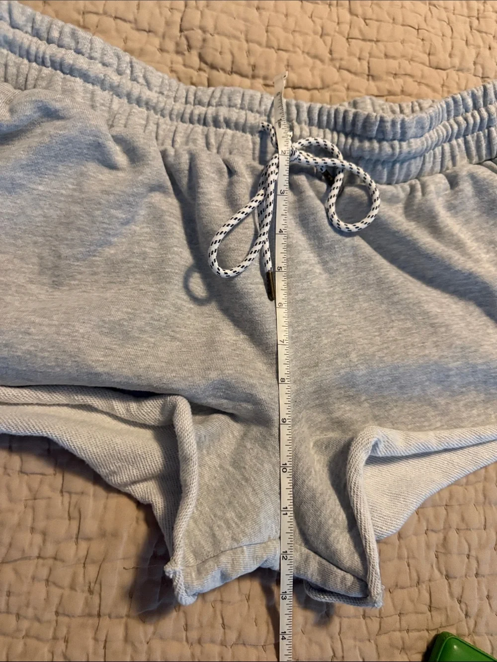 Parke Light Gray Athletic Lounge Shorts with Drawstring